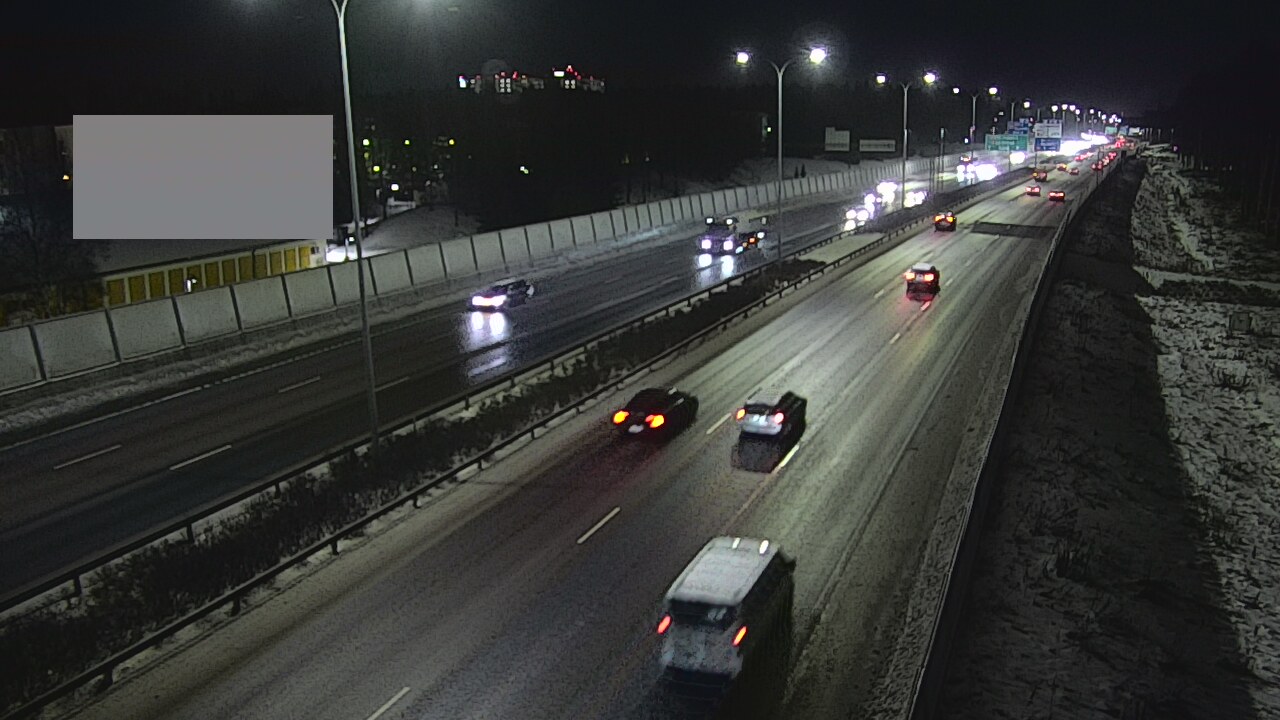 Weather Camera Image Väg 4 Uleåborg, Intiö, Oulu, Pohjois-Pohjanmaa