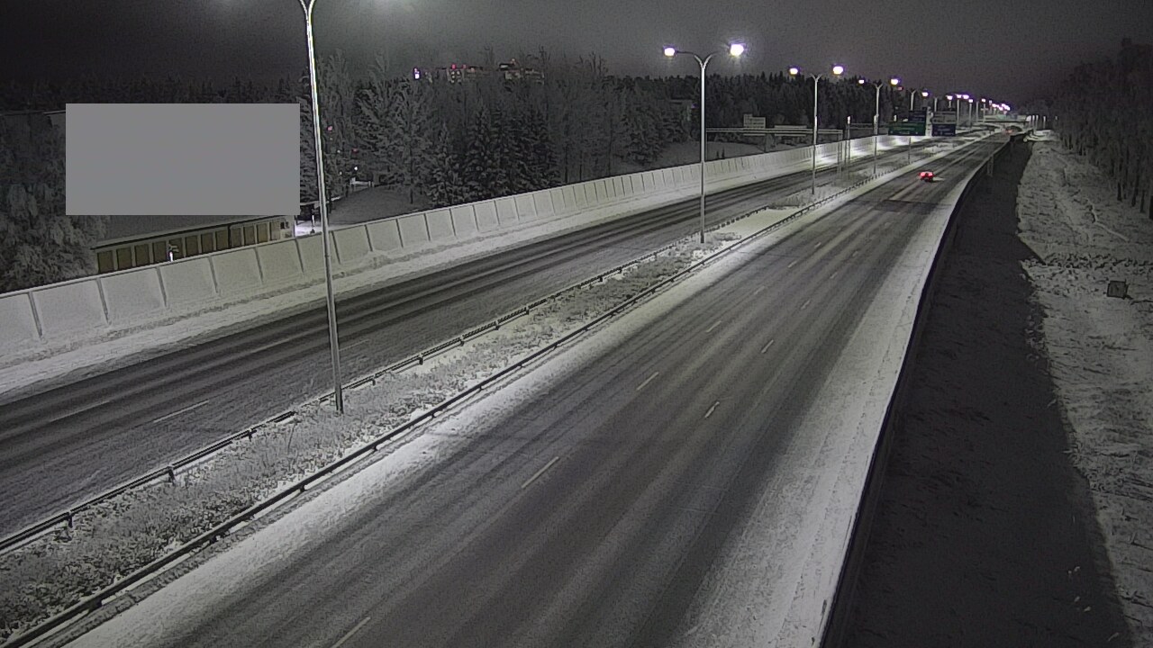 Weather Camera Image Road 4 Oulu, Intiö, Oulu, Pohjois-Pohjanmaa