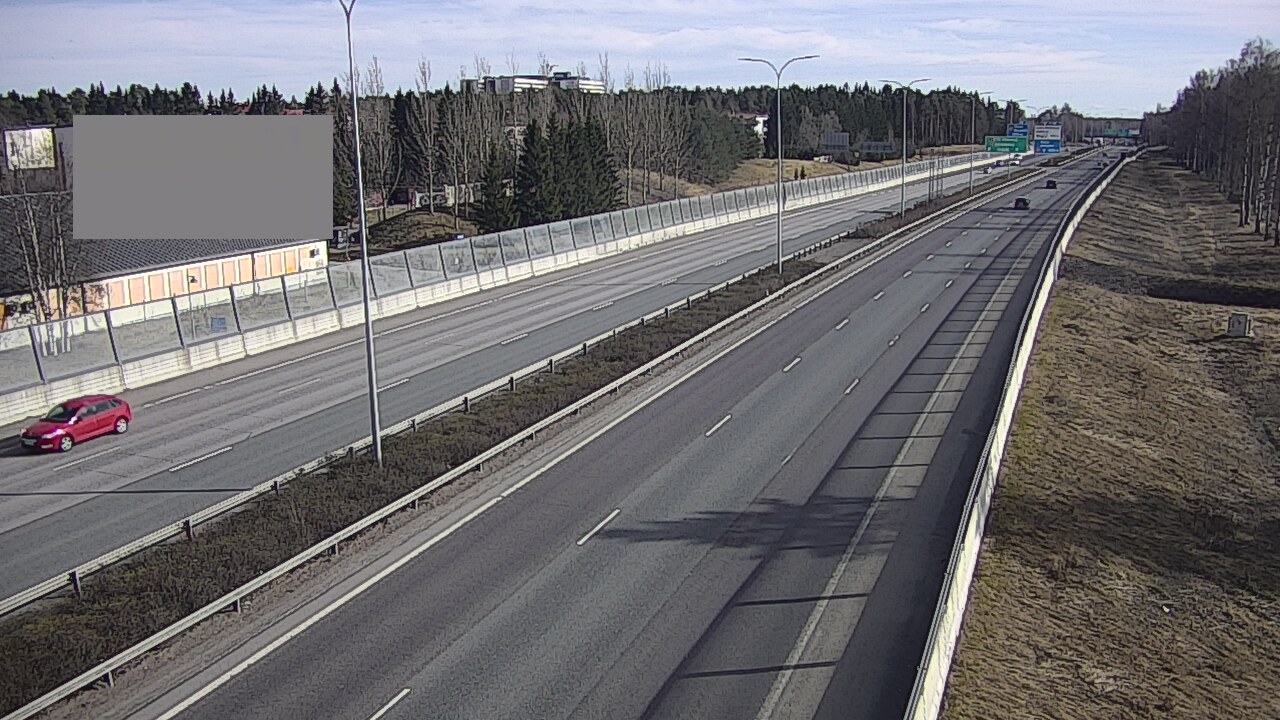 Weather Camera Image Väg 4 Uleåborg, Intiö, Oulu, Pohjois-Pohjanmaa