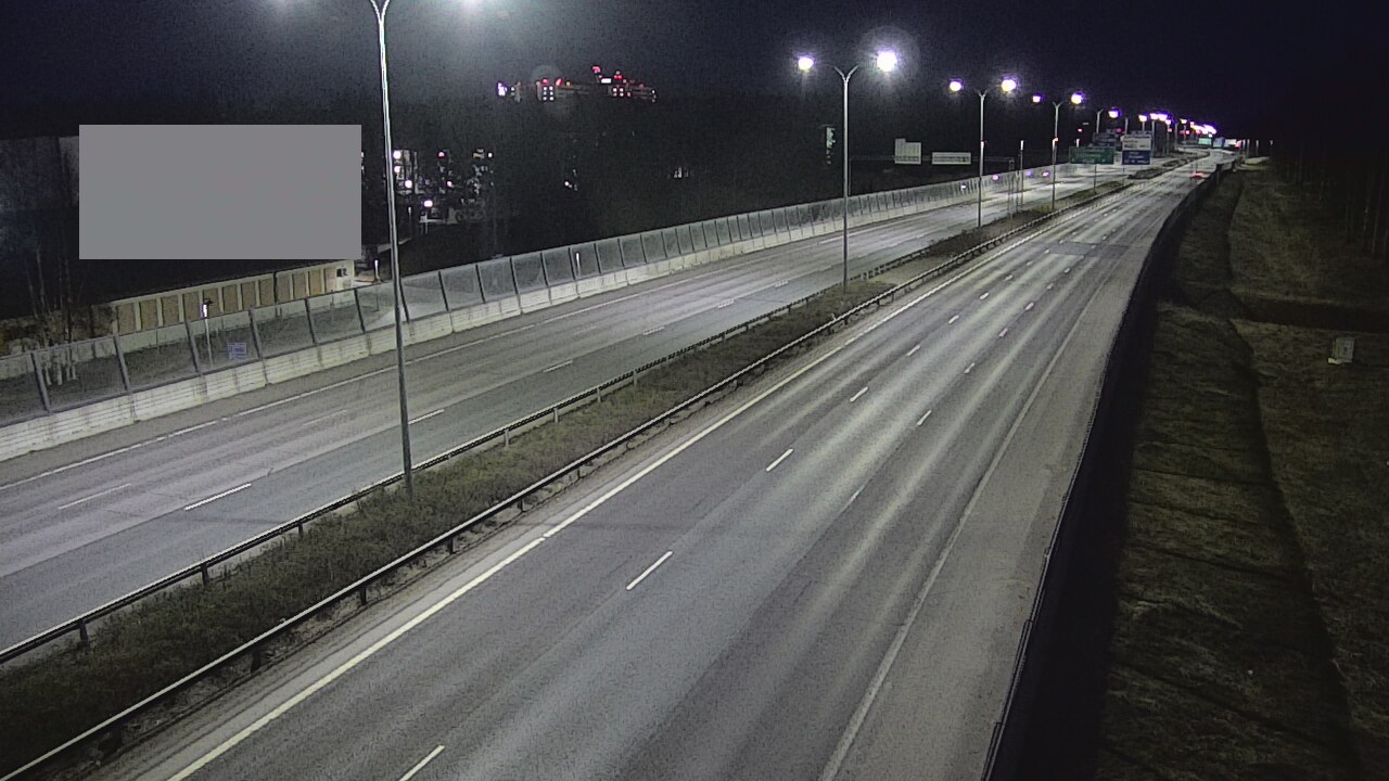 Weather Camera Image Väg 4 Uleåborg, Intiö, Oulu, Pohjois-Pohjanmaa