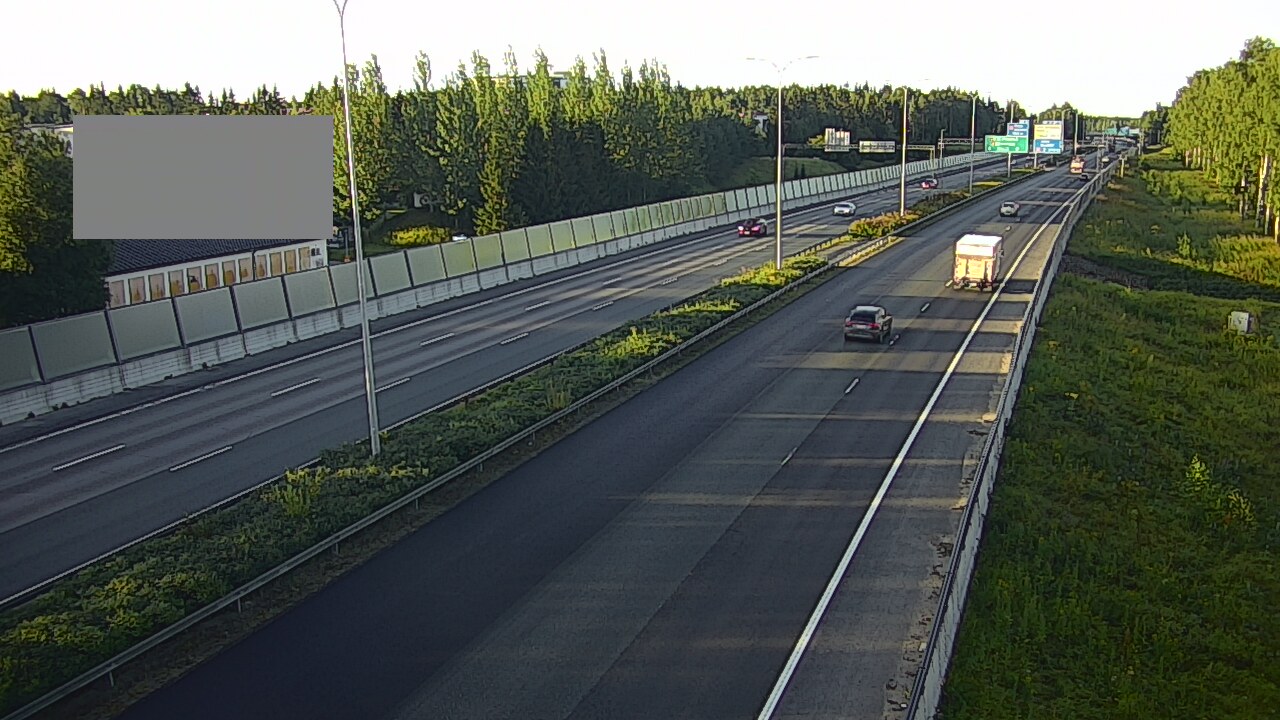 Weather Camera Image Road 4 Oulu, Intiö, Oulu, Pohjois-Pohjanmaa