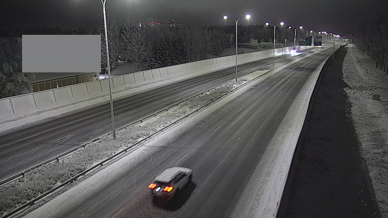 Weather Camera Image Road 4 Oulu, Intiö, Oulu, Pohjois-Pohjanmaa