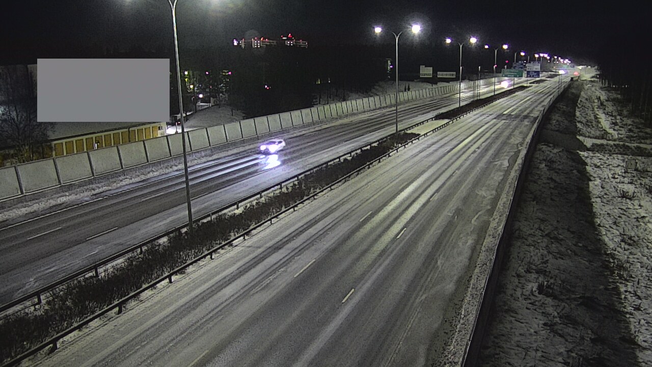 Weather Camera Image Väg 4 Uleåborg, Intiö, Oulu, Pohjois-Pohjanmaa