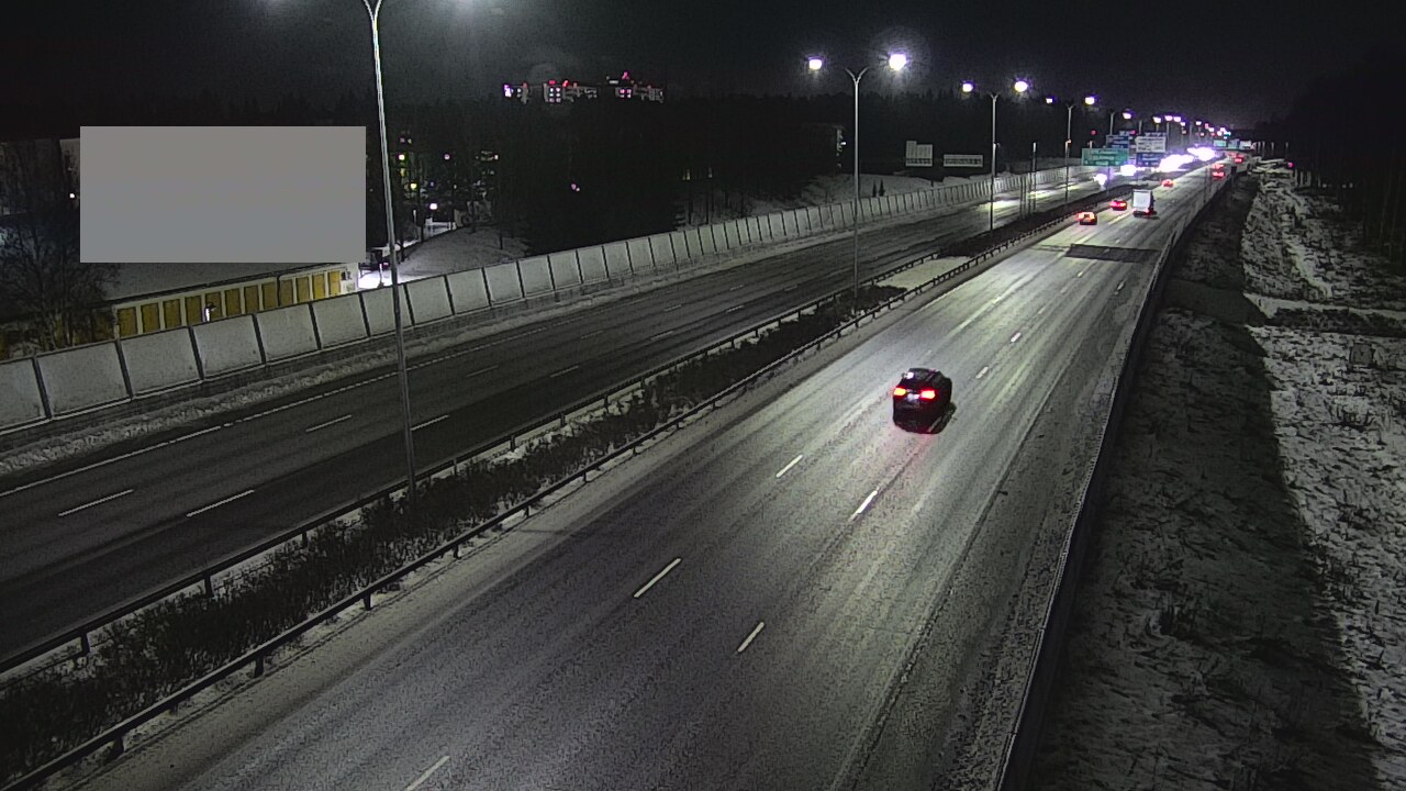 Weather Camera Image Väg 4 Uleåborg, Intiö, Oulu, Pohjois-Pohjanmaa