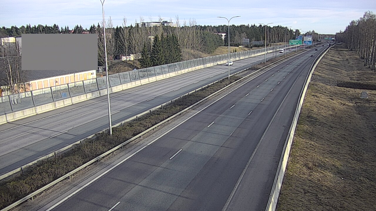 Weather Camera Image Väg 4 Uleåborg, Intiö, Oulu, Pohjois-Pohjanmaa