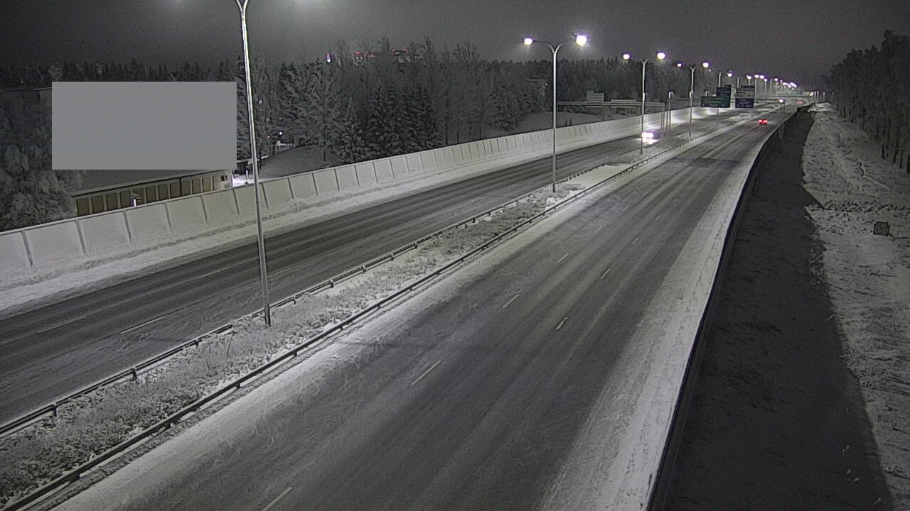 Weather Camera Image Väg 4 Uleåborg, Intiö, Oulu, Pohjois-Pohjanmaa