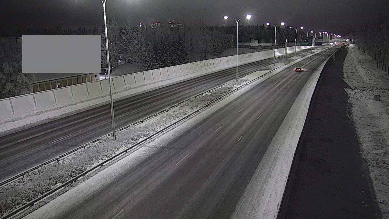 Weather Camera Image Road 4 Oulu, Intiö, Oulu, Pohjois-Pohjanmaa