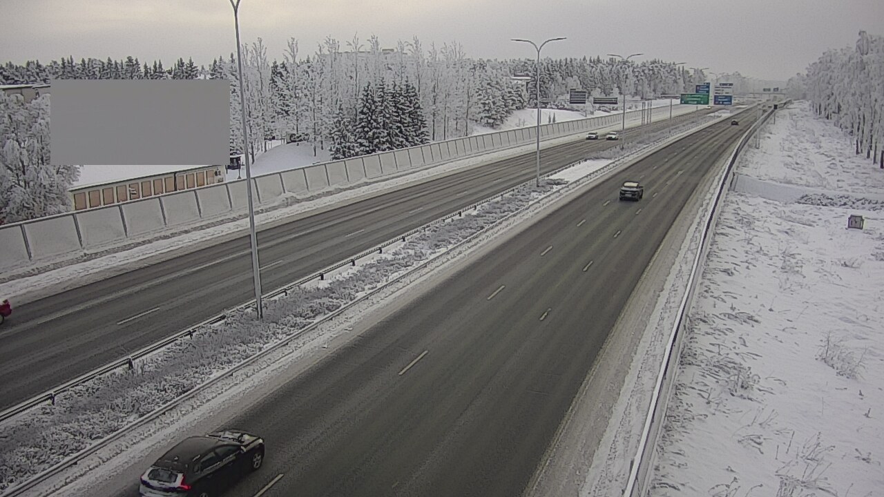 Weather Camera Image Väg 4 Uleåborg, Intiö, Oulu, Pohjois-Pohjanmaa