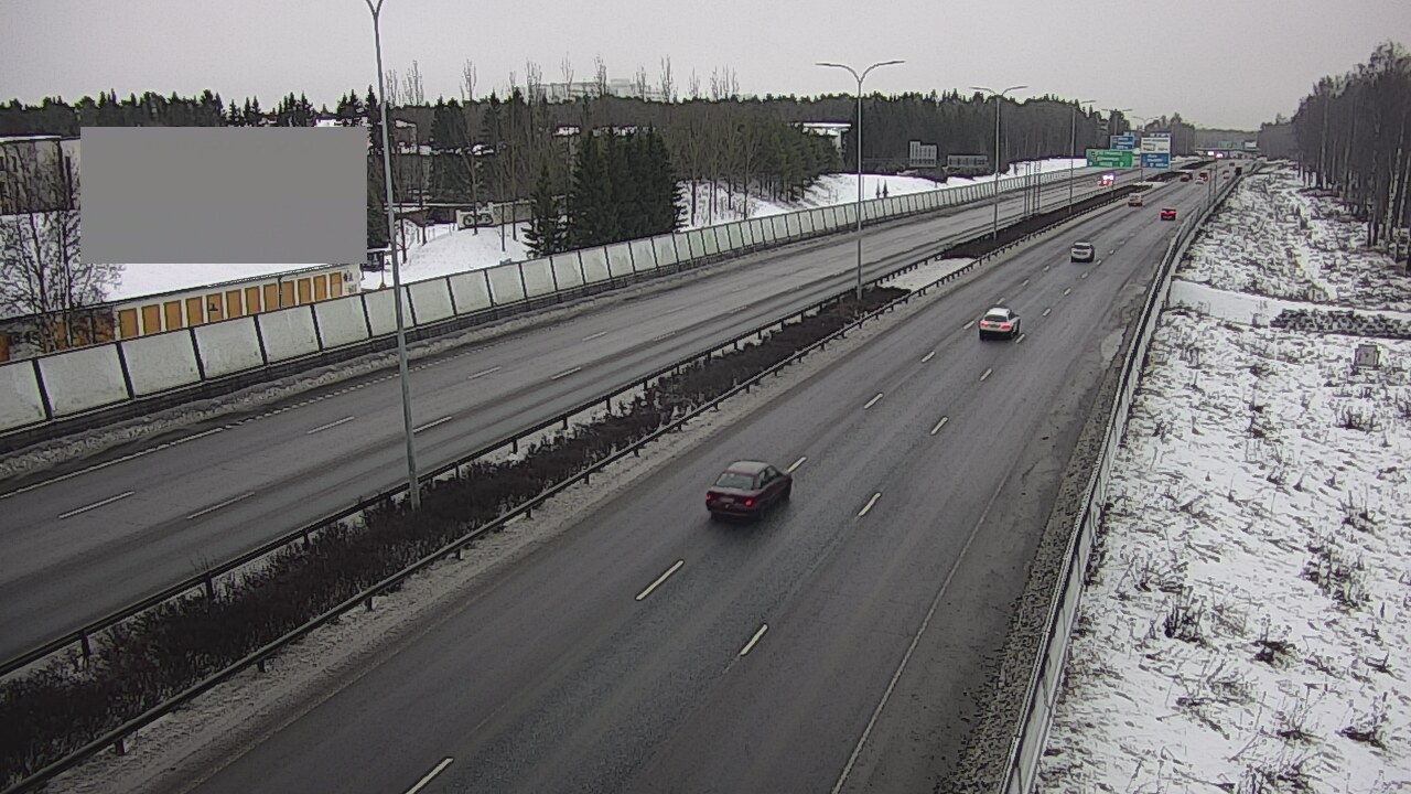 Weather Camera Image Väg 4 Uleåborg, Intiö, Oulu, Pohjois-Pohjanmaa