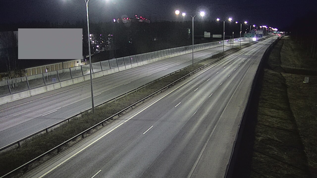 Weather Camera Image Väg 4 Uleåborg, Intiö, Oulu, Pohjois-Pohjanmaa