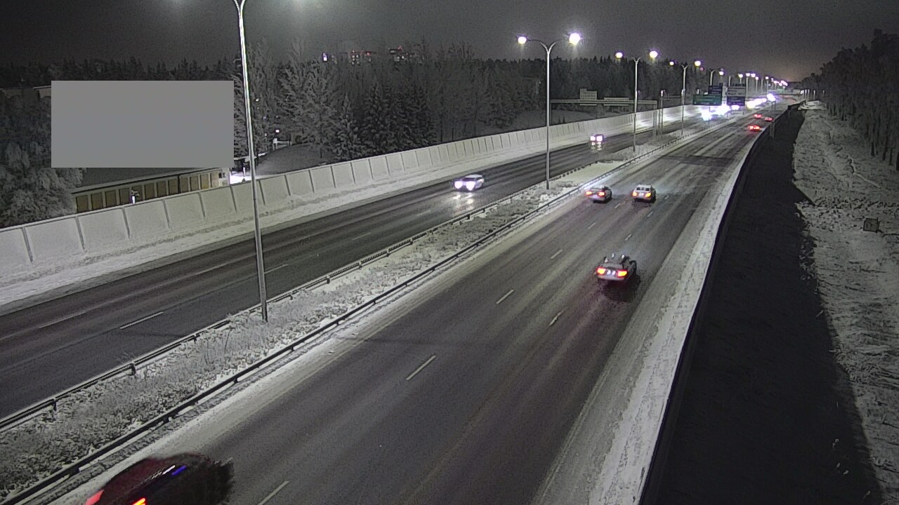 Weather Camera Image Väg 4 Uleåborg, Intiö, Oulu, Pohjois-Pohjanmaa