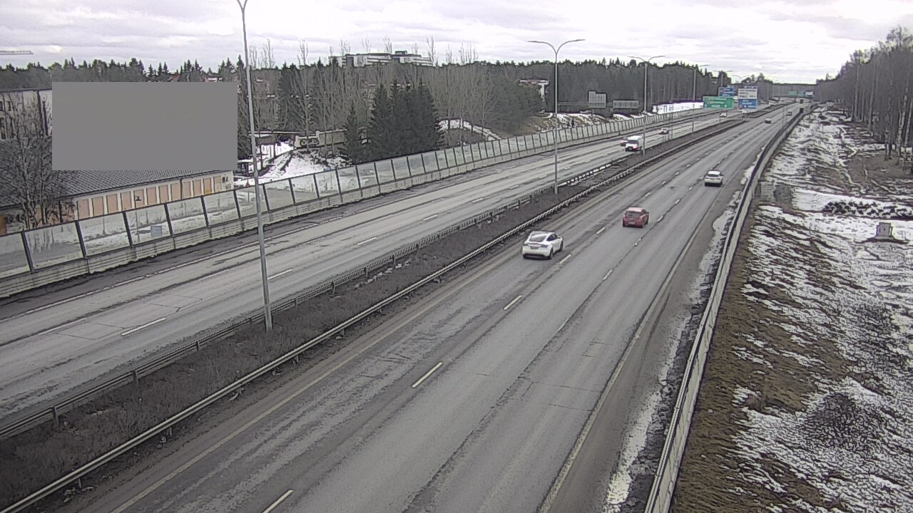 Weather Camera Image Väg 4 Uleåborg, Intiö, Oulu, Pohjois-Pohjanmaa