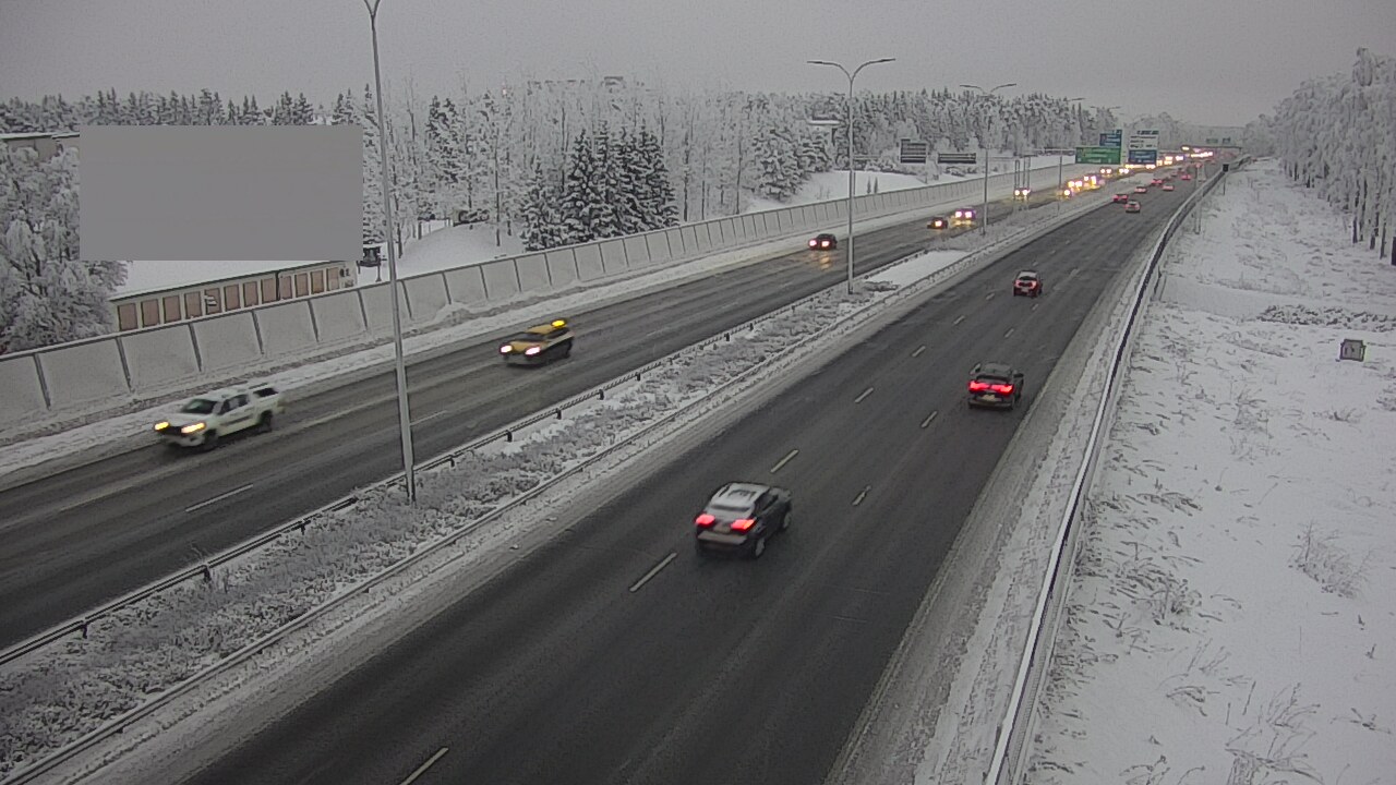 Weather Camera Image Väg 4 Uleåborg, Intiö, Oulu, Pohjois-Pohjanmaa