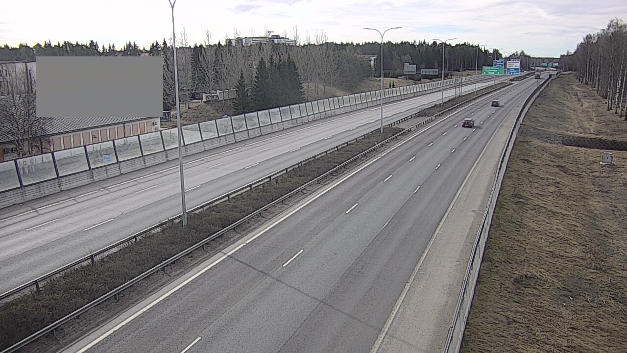 Weather Camera Image Väg 4 Uleåborg, Intiö, Oulu, Pohjois-Pohjanmaa