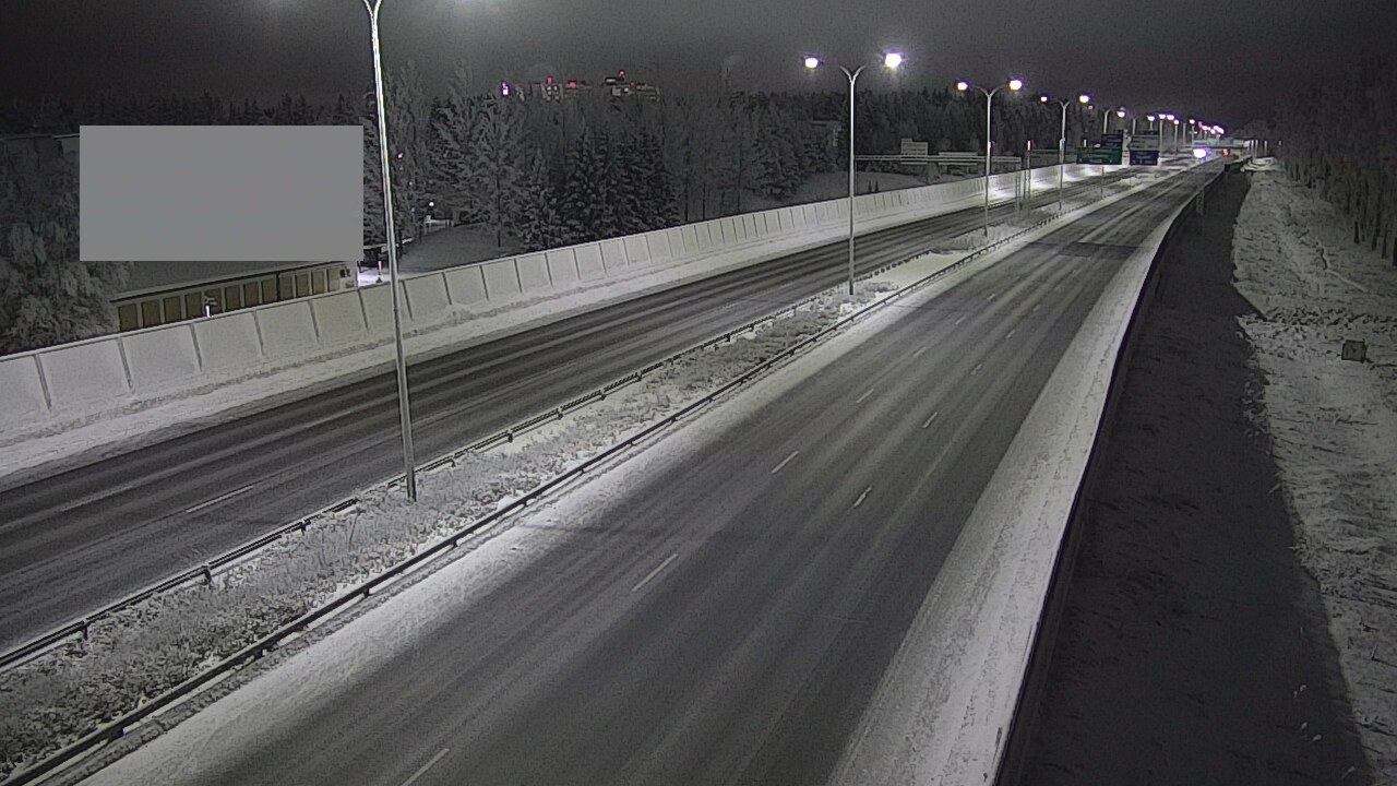 Weather Camera Image Road 4 Oulu, Intiö, Oulu, Pohjois-Pohjanmaa