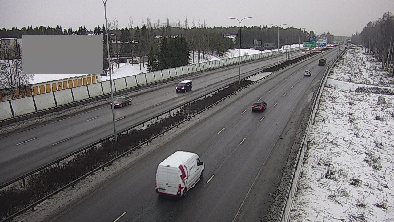 Weather Camera Image Road 4 Oulu, Intiö, Oulu, Pohjois-Pohjanmaa