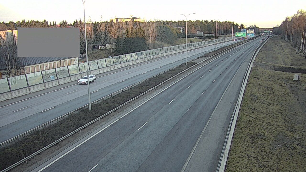 Weather Camera Image Väg 4 Uleåborg, Intiö, Oulu, Pohjois-Pohjanmaa