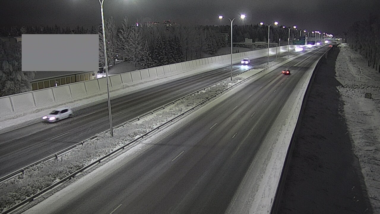 Weather Camera Image Väg 4 Uleåborg, Intiö, Oulu, Pohjois-Pohjanmaa