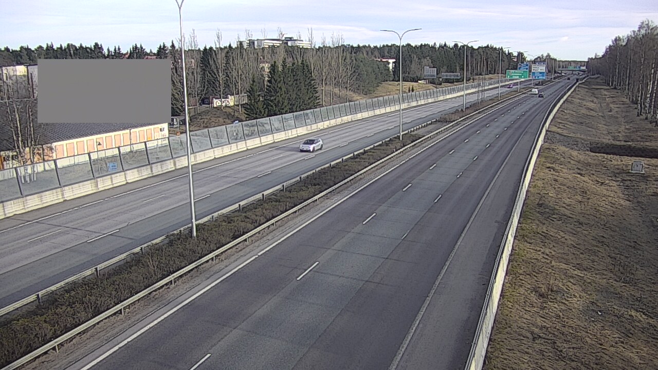 Weather Camera Image Väg 4 Uleåborg, Intiö, Oulu, Pohjois-Pohjanmaa