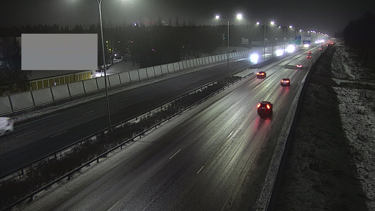 Weather Camera Image Väg 4 Uleåborg, Intiö, Oulu, Pohjois-Pohjanmaa