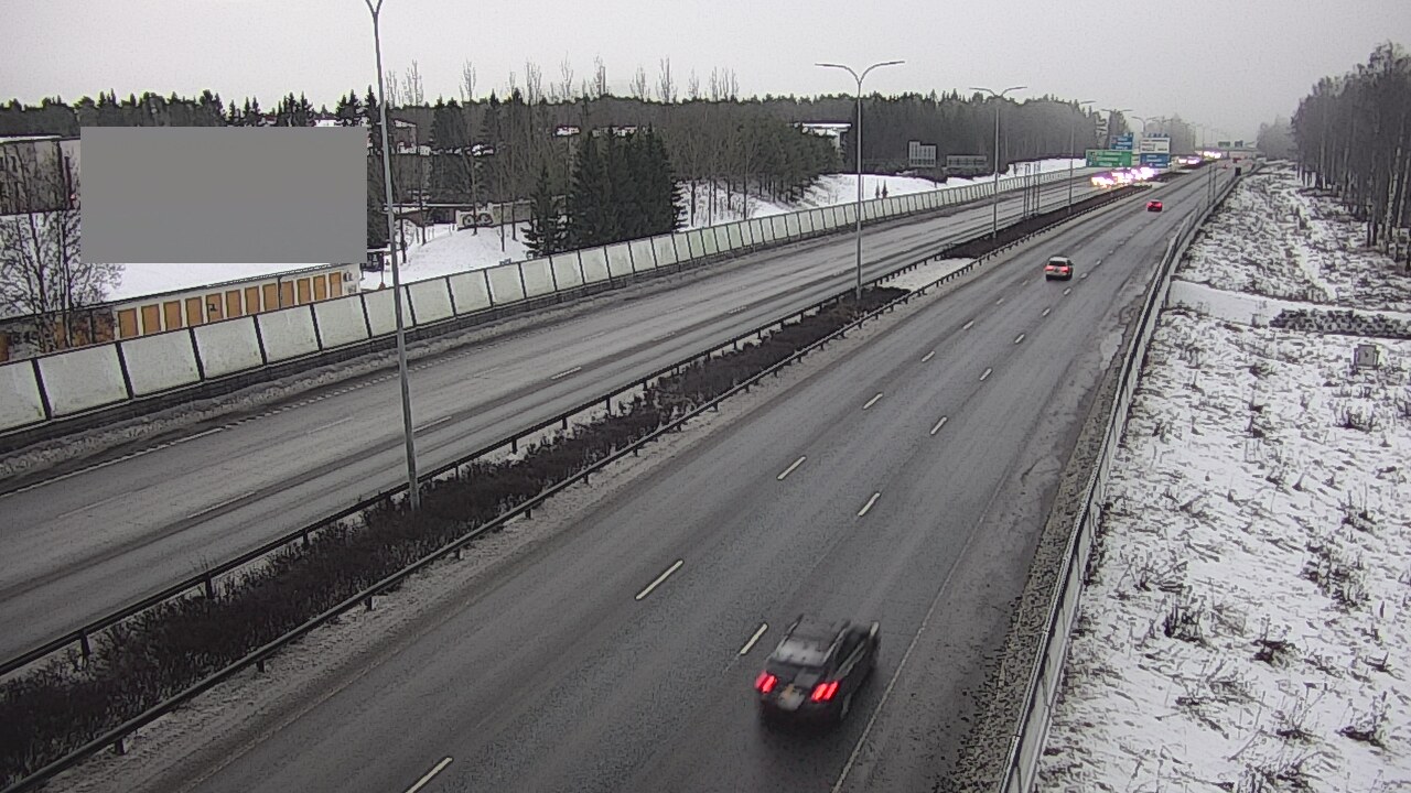 Weather Camera Image Väg 4 Uleåborg, Intiö, Oulu, Pohjois-Pohjanmaa