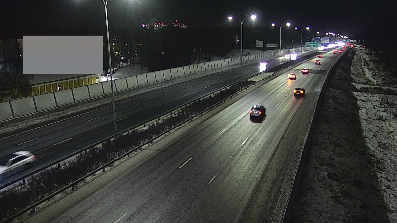 Weather Camera Image Väg 4 Uleåborg, Intiö, Oulu, Pohjois-Pohjanmaa