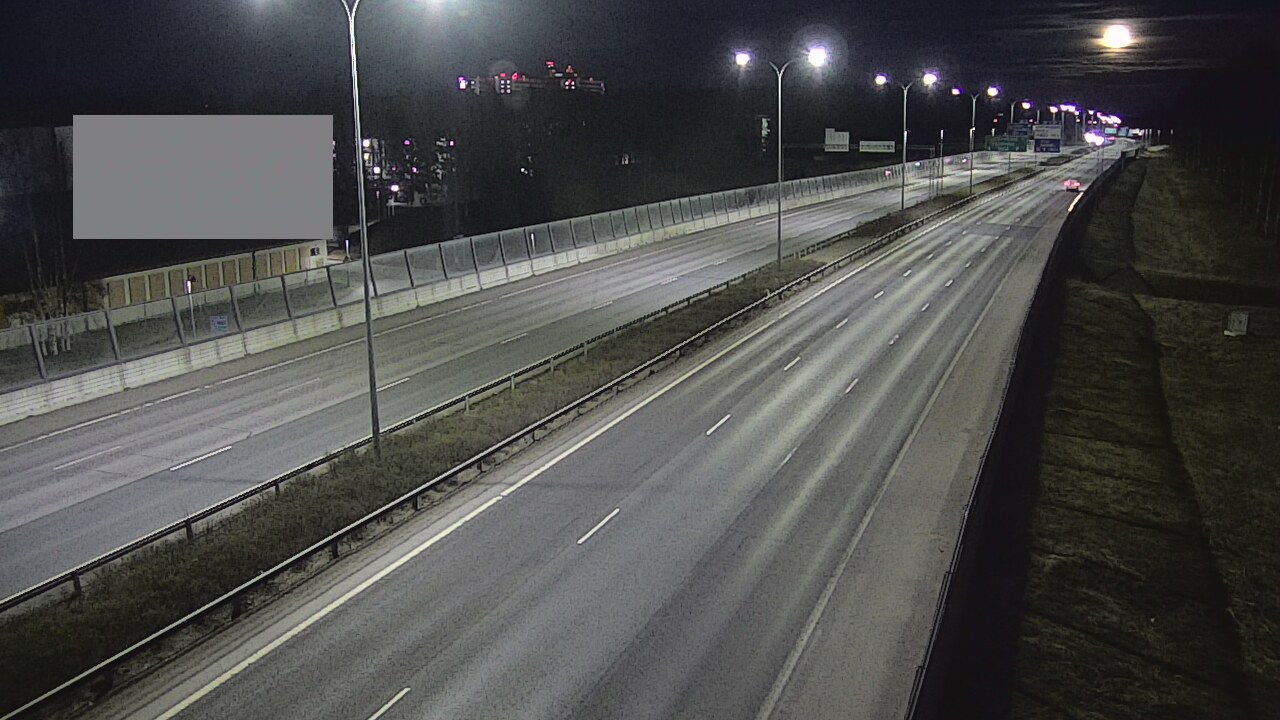 Weather Camera Image Väg 4 Uleåborg, Intiö, Oulu, Pohjois-Pohjanmaa