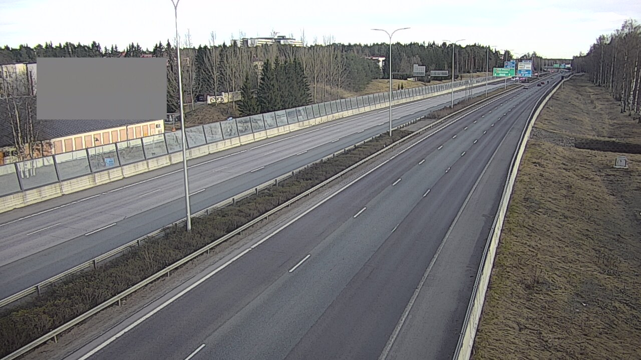 Weather Camera Image Väg 4 Uleåborg, Intiö, Oulu, Pohjois-Pohjanmaa