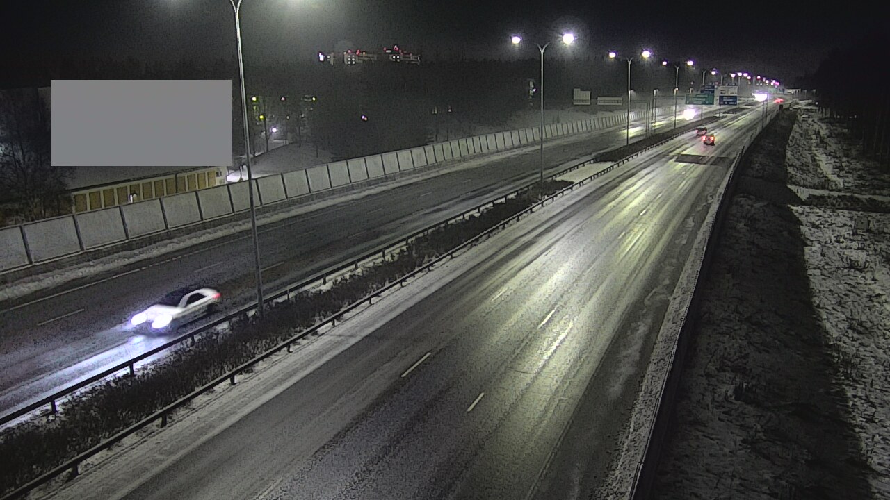 Weather Camera Image Väg 4 Uleåborg, Intiö, Oulu, Pohjois-Pohjanmaa