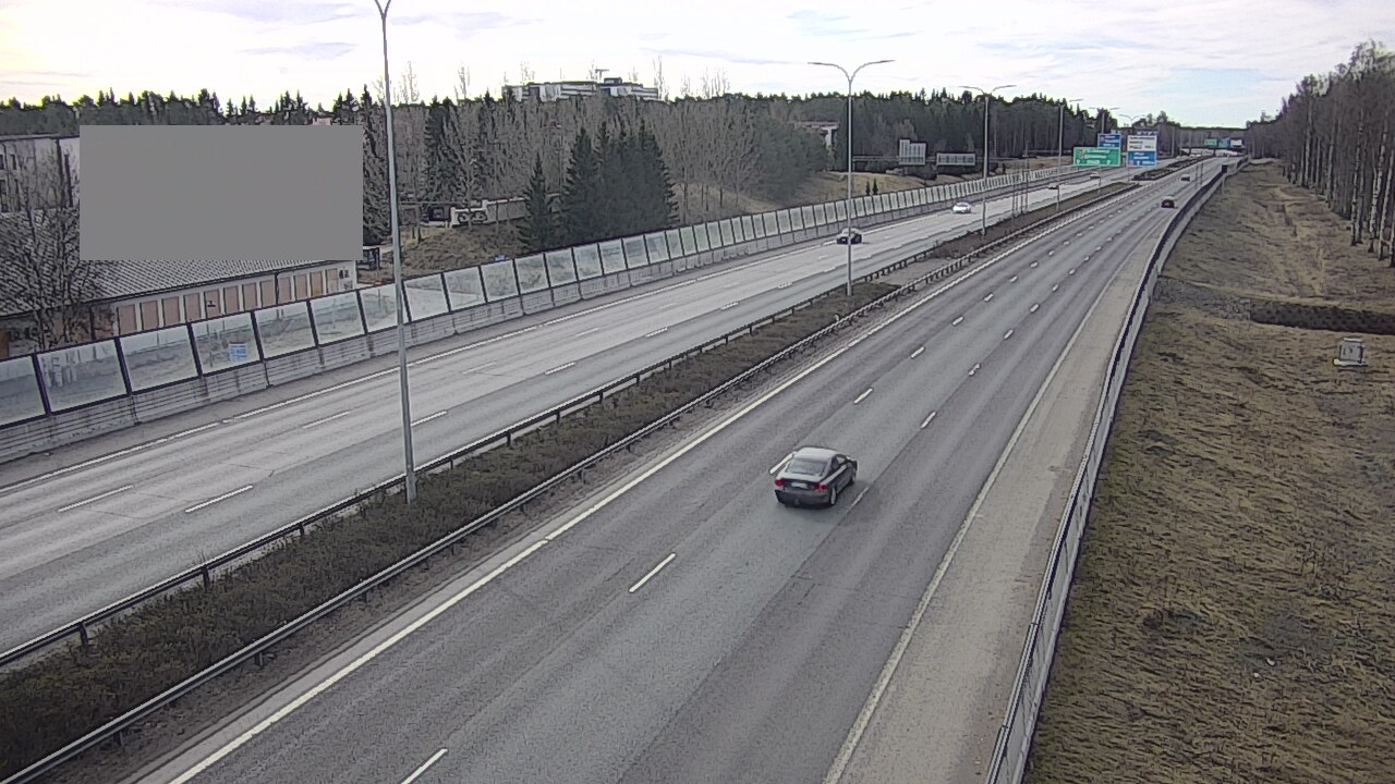 Weather Camera Image Väg 4 Uleåborg, Intiö, Oulu, Pohjois-Pohjanmaa
