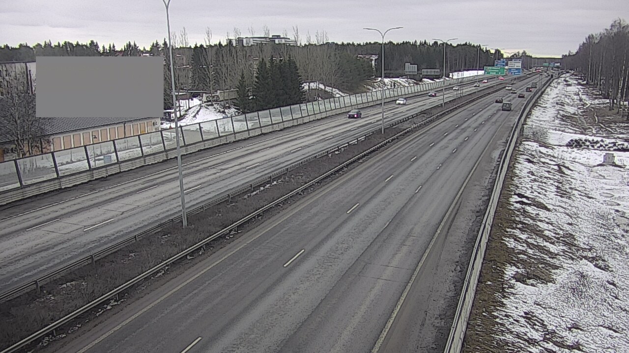 Weather Camera Image Road 4 Oulu, Intiö, Oulu, Pohjois-Pohjanmaa