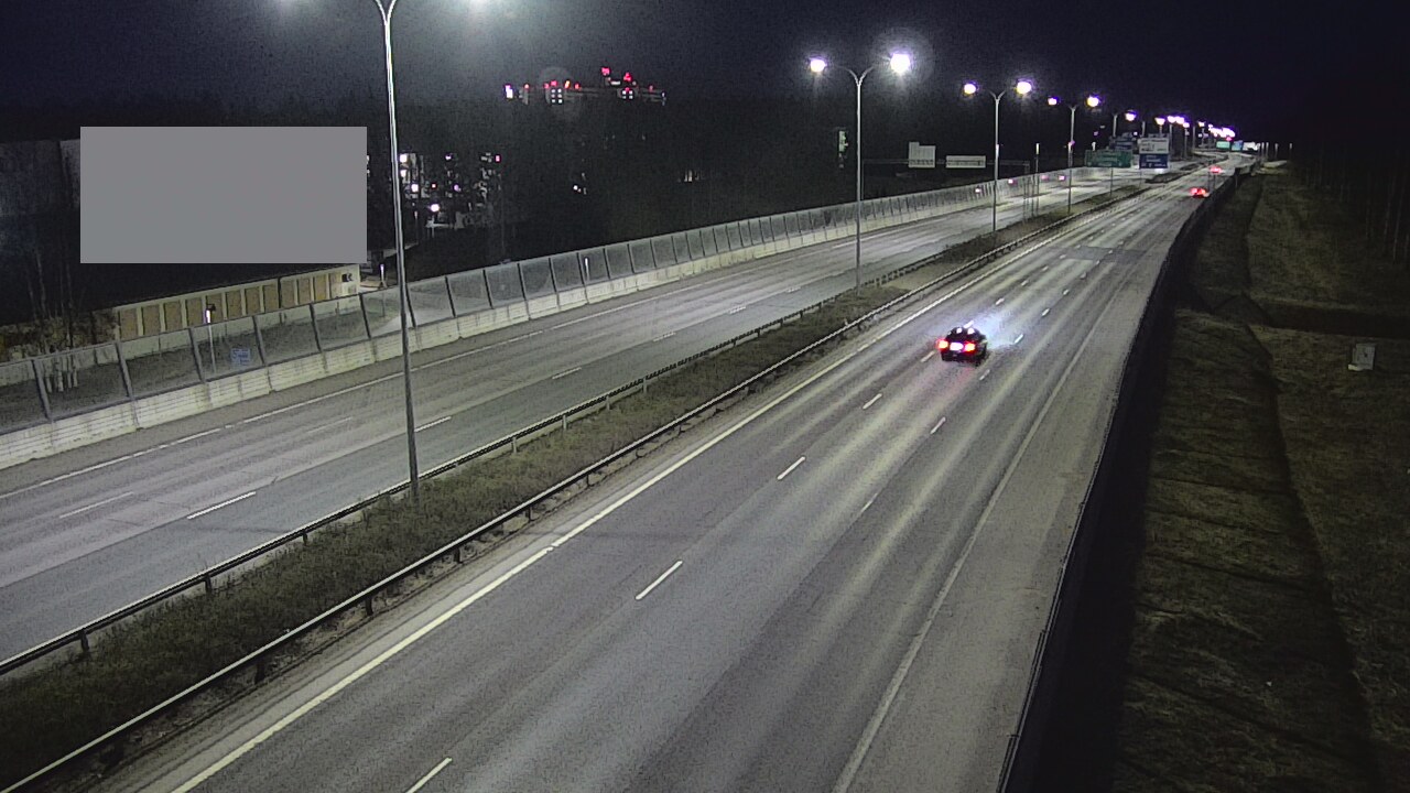 Weather Camera Image Väg 4 Uleåborg, Intiö, Oulu, Pohjois-Pohjanmaa