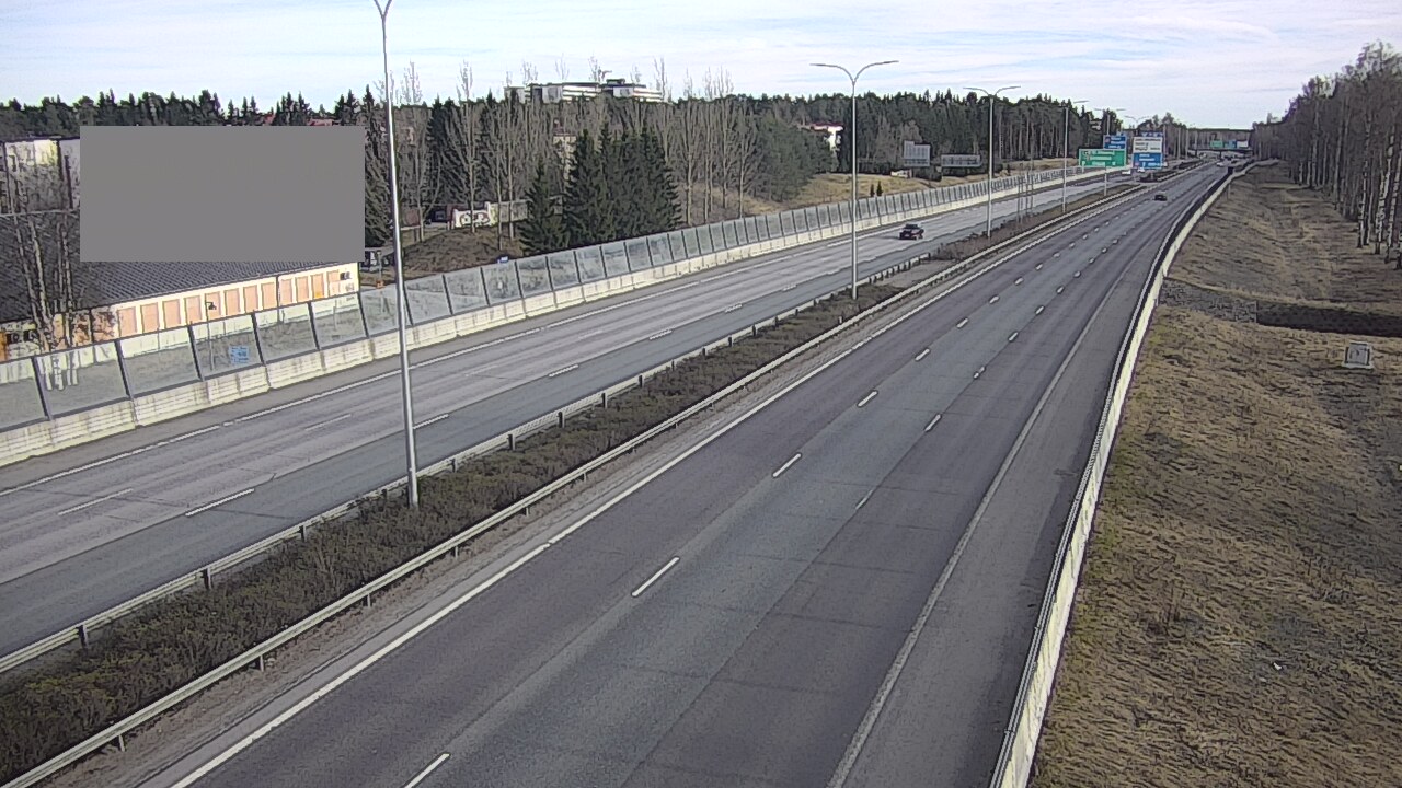 Weather Camera Image Väg 4 Uleåborg, Intiö, Oulu, Pohjois-Pohjanmaa