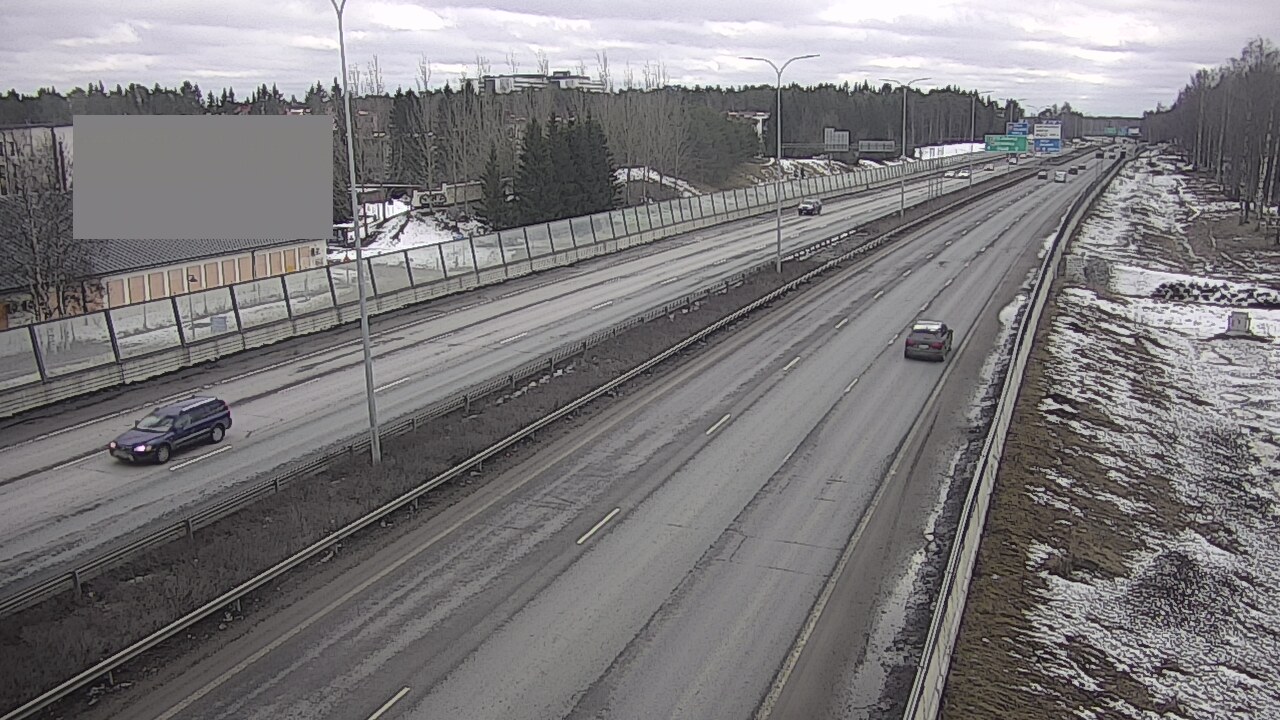 Weather Camera Image Väg 4 Uleåborg, Intiö, Oulu, Pohjois-Pohjanmaa