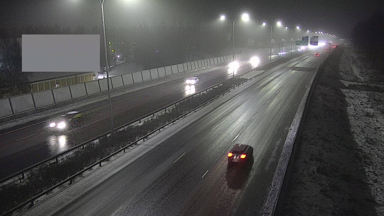 Weather Camera Image Väg 4 Uleåborg, Intiö, Oulu, Pohjois-Pohjanmaa