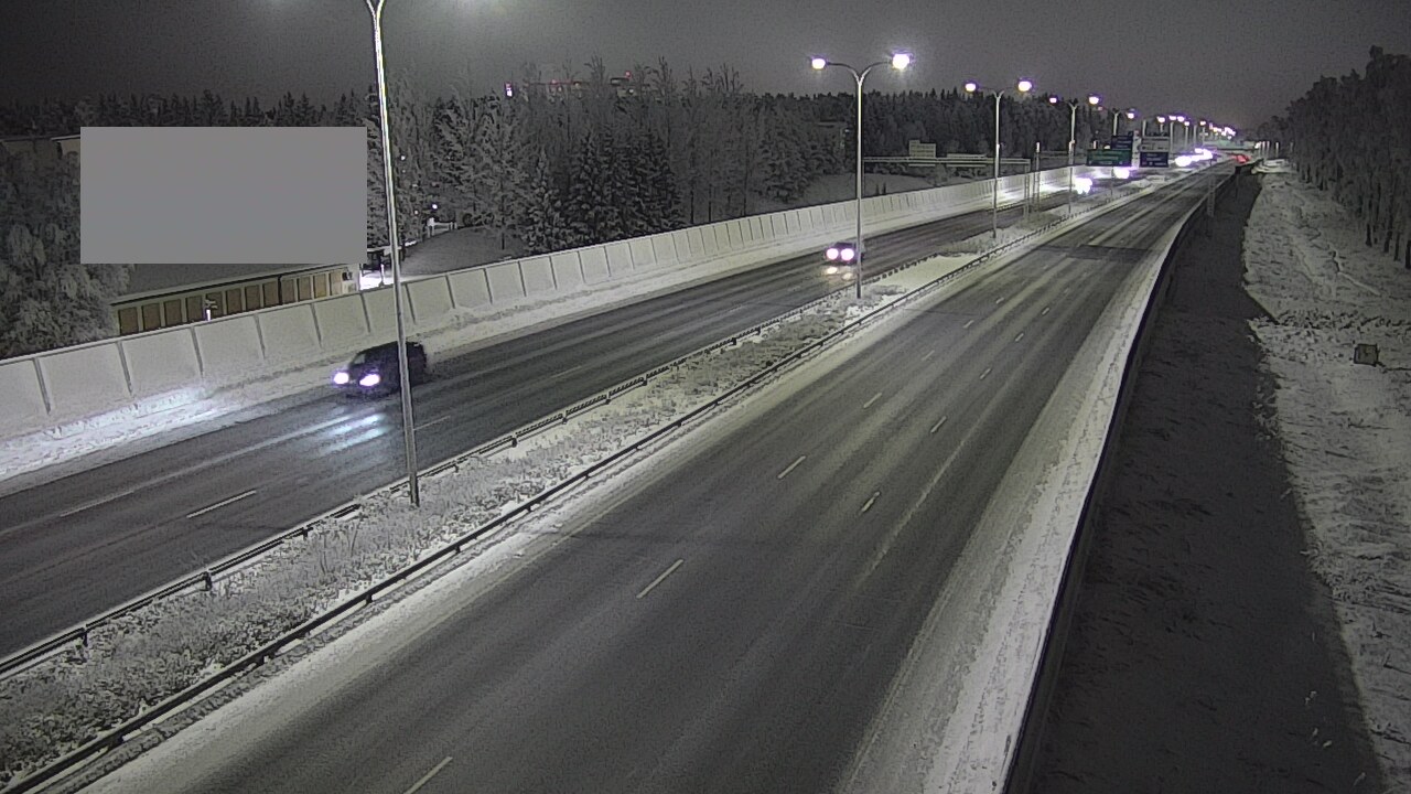 Weather Camera Image Road 4 Oulu, Intiö, Oulu, Pohjois-Pohjanmaa