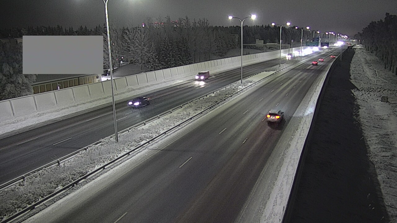 Weather Camera Image Väg 4 Uleåborg, Intiö, Oulu, Pohjois-Pohjanmaa