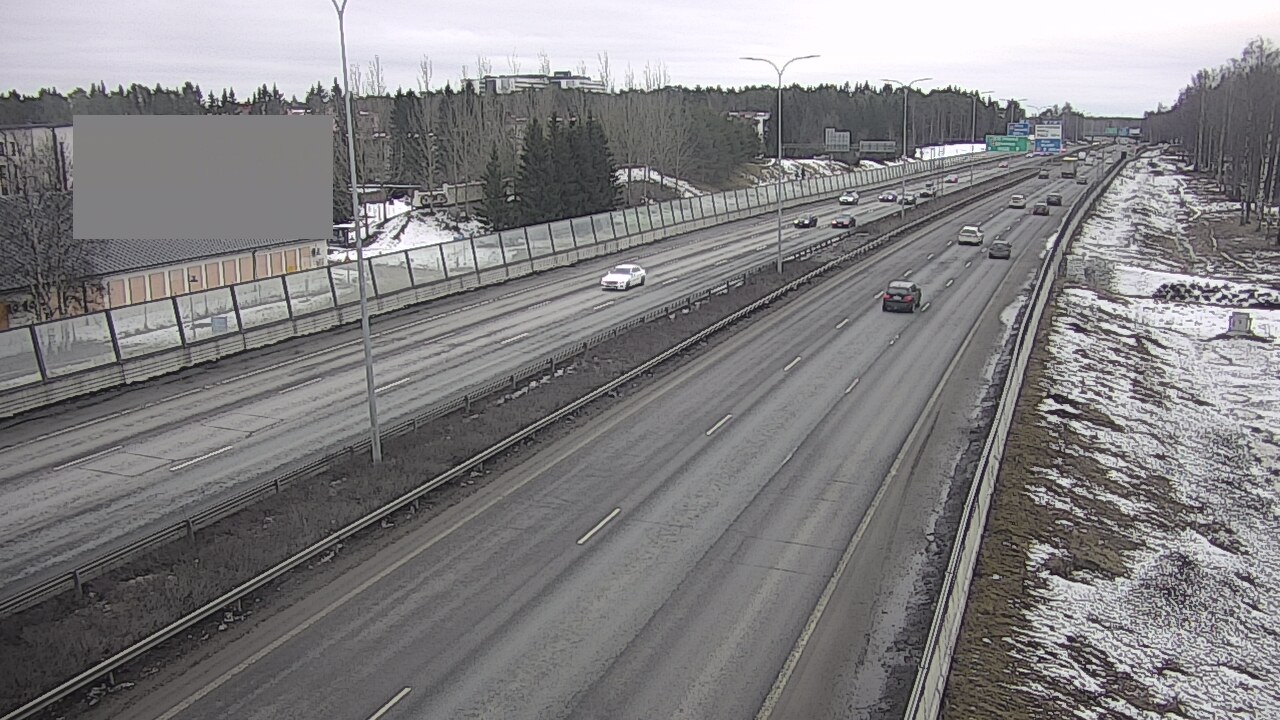 Weather Camera Image Road 4 Oulu, Intiö, Oulu, Pohjois-Pohjanmaa