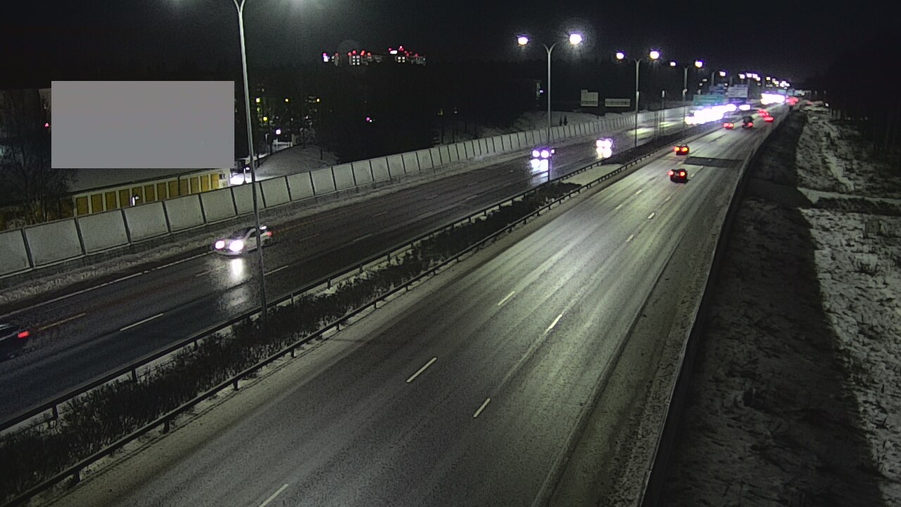 Weather Camera Image Väg 4 Uleåborg, Intiö, Oulu, Pohjois-Pohjanmaa