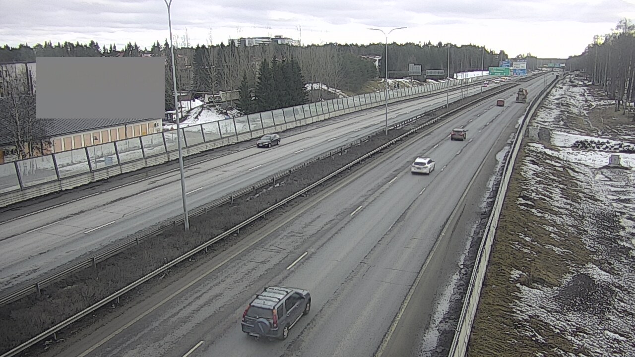 Weather Camera Image Väg 4 Uleåborg, Intiö, Oulu, Pohjois-Pohjanmaa