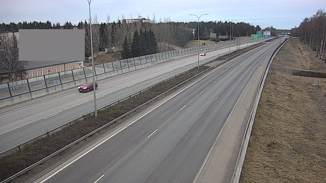 Weather Camera Image Väg 4 Uleåborg, Intiö, Oulu, Pohjois-Pohjanmaa
