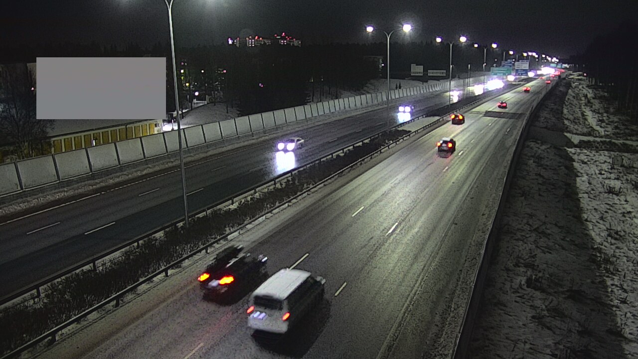 Weather Camera Image Väg 4 Uleåborg, Intiö, Oulu, Pohjois-Pohjanmaa