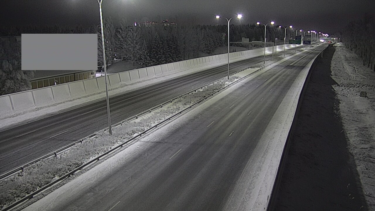 Weather Camera Image Road 4 Oulu, Intiö, Oulu, Pohjois-Pohjanmaa