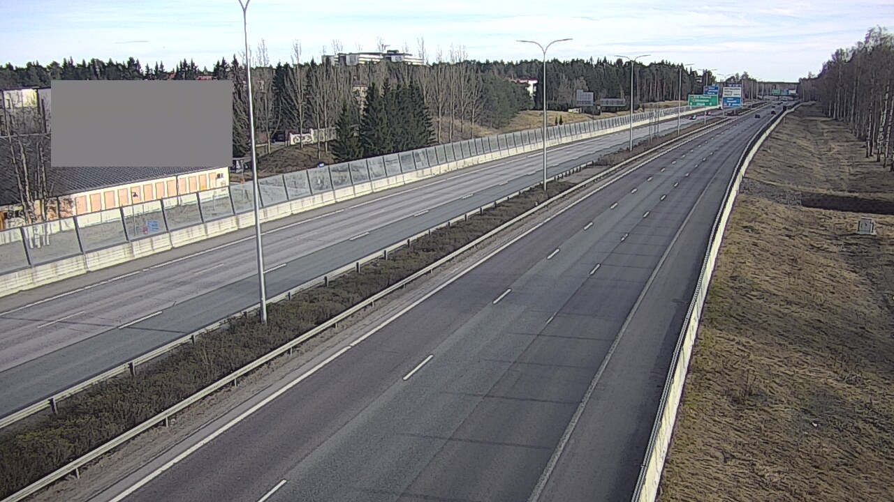 Weather Camera Image Väg 4 Uleåborg, Intiö, Oulu, Pohjois-Pohjanmaa