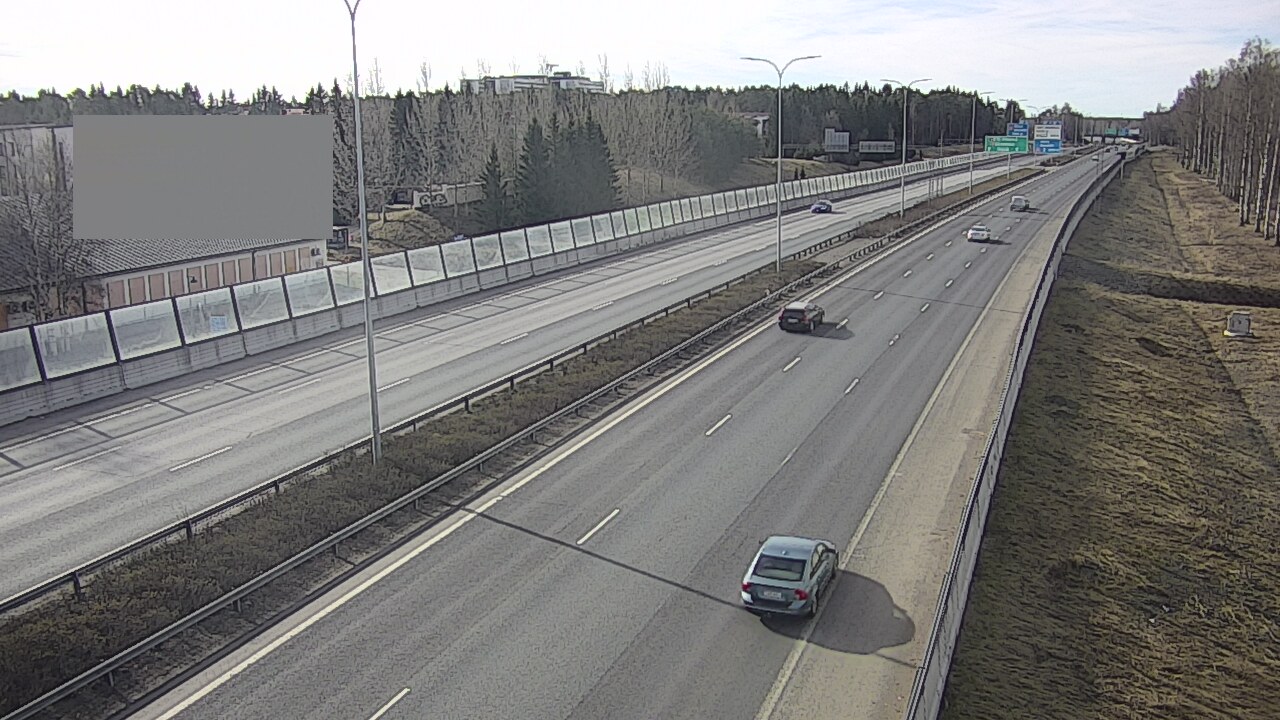 Weather Camera Image Väg 4 Uleåborg, Intiö, Oulu, Pohjois-Pohjanmaa