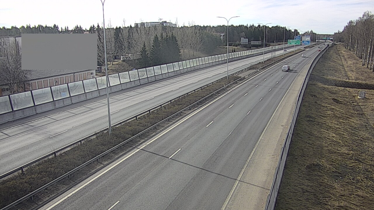 Weather Camera Image Väg 4 Uleåborg, Intiö, Oulu, Pohjois-Pohjanmaa
