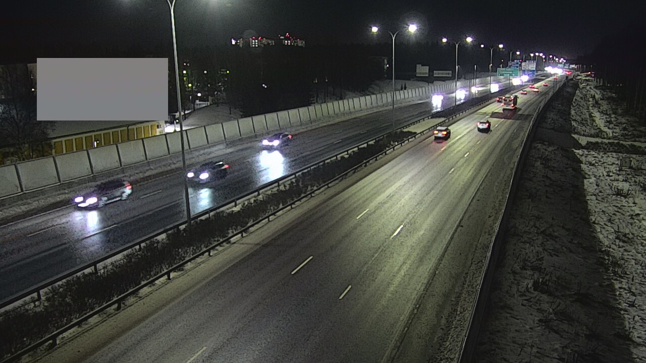 Weather Camera Image Väg 4 Uleåborg, Intiö, Oulu, Pohjois-Pohjanmaa