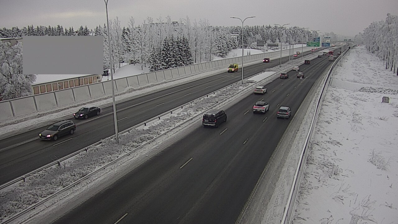 Weather Camera Image Väg 4 Uleåborg, Intiö, Oulu, Pohjois-Pohjanmaa