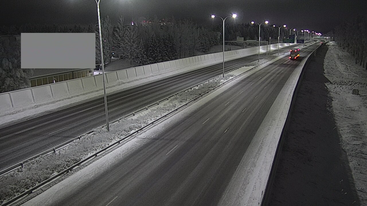 Weather Camera Image Road 4 Oulu, Intiö, Oulu, Pohjois-Pohjanmaa