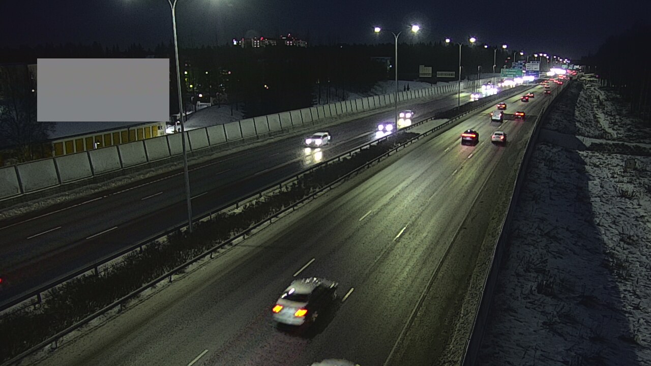 Weather Camera Image Väg 4 Uleåborg, Intiö, Oulu, Pohjois-Pohjanmaa